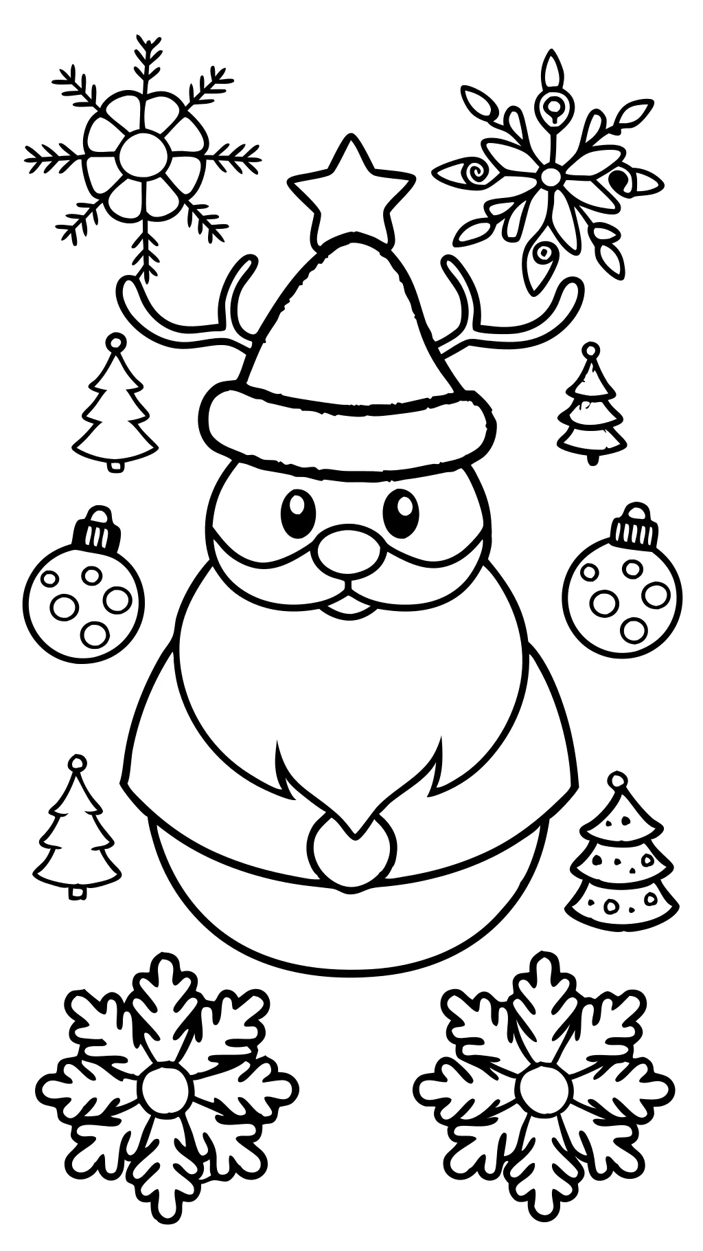 coloriages de Noël à imprimer